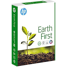 Papier à copier HP Earth First CHP140, sans impact sur le climat, DIN A4, 80 g/m², blanc pur, 1 boîte = 5 x 500 feuilles
