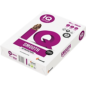 Papier à copier Mondi IQ Smooth, DIN A4, 80 g/m², extra-blanc, 1 paquet = 500 feuilles