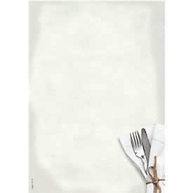 Papier à motif « Menu gastronomique » Sigel, A4, 90 g/m², Motif avec couverts et serviettes, 50 feuilles