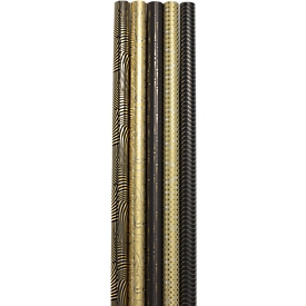 Papier cadeau CLAIREFONTAINE Premium Max &amp; Moi, 30 rouleaux, 200 × 70 cm, brun doré, laminé, 80g/m
