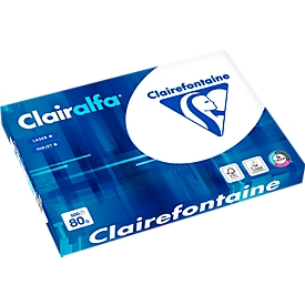 Papier copieur Clairalfa Clairefontaine, format A3, 80 g/m², extra-blanc, 1 x 500 feuilles