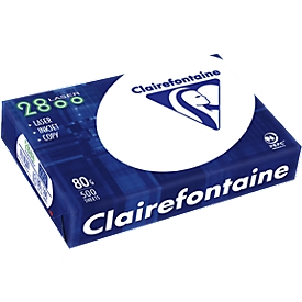 Papier copieur Clairefontaine CLAIR2008, DIN A3, 80 g/m², blanc brillant, 1 boîte = 5 x 500 feuilles