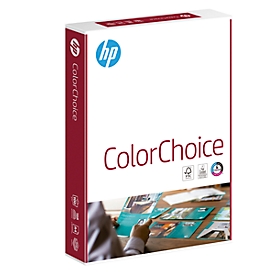Papier copieur ColorChoice Hewlett Packard, format A4, 100 g/m², ultra blanc, 1 carton = 5 x 500 feuilles
