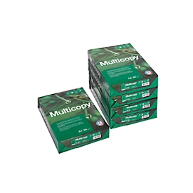 Papier copieur MultiCopy, format A4, 80 g/m², ultra blanc, 1 carton = 5 x 500 feuilles
