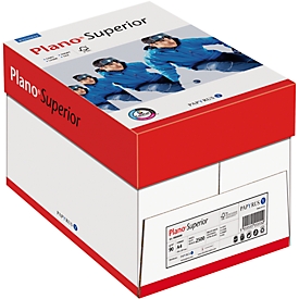 Papier copieur Plano® Superior Papyrus, format A4, 90 g/m², ultra blanc, 1 carton = 5 x 500 feuilles