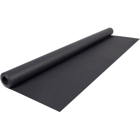 Papier kraft Clairefontaine, noir, côtelé, certifié PEFC, 1 rouleau de L 10 m x l 700 mm