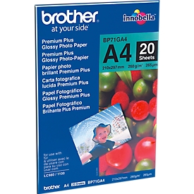 Papier photo Innobella Premium Brother, format A4, 20 feuilles