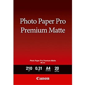 Papier photo mat CANON, 210 g/m², 20 feuilles, A4