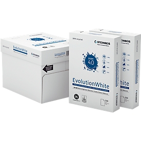 Papier recyclé Evolution White Steinbeis, format A4, 80 g/m², blanc naturel, 5 x 500 feuilles