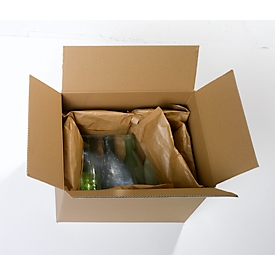 Papieren kussen karo pack®, CO2-neutraal, herbruikbaar, 25 stuks van L 300 x B 180 mm elk, wit