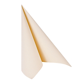 Papieren servetten Royal Collection Papstar , 400 x 400 mm, composteerbaar, FSC® gecertificeerd, champagne, 5 x 50 stuks