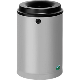 Papierkorb, 15 Liter, silber