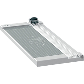 Papierschneider Leitz Precision Home A4, bis A4, bis 8 Blatt, Papierklemme, Ableselineal, Stahl und Kunststoff