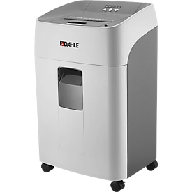 Papiervernietiger Dahle ShredMATIC 300, 2 x 15 mm, P-5, tot 40 l, invoerbreedte 220 mm, B 432 x D 355 x H 696 mm, grijs