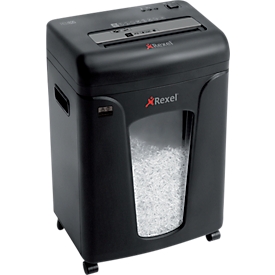 Papiervernietiger Rexel Mercury REM820, veiligheidsniveau P5, deeltjes 1,9 x 15 mm, tot 21 l, plastic &amp; metaal, zwart