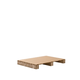 Papierwabenpalette, Variante Zweiwegepalette, L 1200 x B 800 mm, bis 1000 kg, unterfahr- & recycelbar