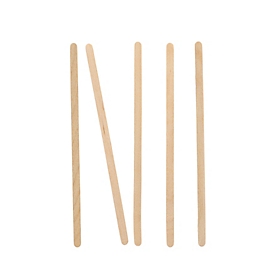 Papstar agitateurs Pure, L 140 x l 5 mm, bois FSC®, teinte naturelle, 1000 pièces en boîte pliante