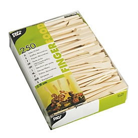 Papstar prikkers fingefFood Golf, L 90 mm, bamboe, naturel, 250 stuks