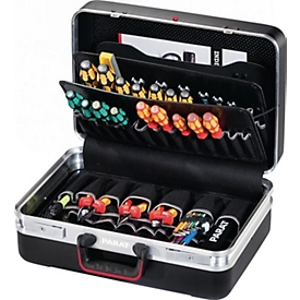 PARAT Schalenkoffer CLASSIC Plus, B460xT190xH310mm, 27l, Con-Pearl® X-ABS, Aluminiumrahmen, schwarz