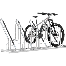 Parkeerplaats WSM 4704 XBF, 1-zijdig, voor banden tot 64 mm, 4 parkeerplaatsen, B 2000 x D 850 x H 845 mm