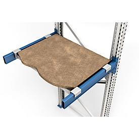 particle board, inset, frame depth 1100 mm, inside width of body 1900 mm