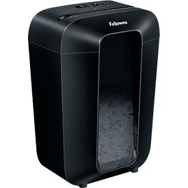 Partikel Aktenvernichter Fellowes Powershred® LX70, Auffangbehälter, P-4, Partikelschnitt, schwarz