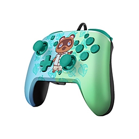 PDP Faceoff Deluxe+ Audio Wired Controller - Game Pad - kabelgebunden - Animal Crossing Tom Nook - für Nintendo Switch