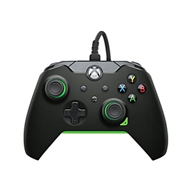 PDP Gaming - Game Pad - kabelgebunden - Neonschwarz - für PC, Microsoft Xbox One, Microsoft Xbox Series S, Microsoft Xbox Series X