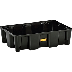 PE drip tray 25HD, made of polyethylene, 100 % recyclable, without PE grating