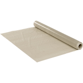 PE film construction film flat film, robust &amp; waterproof, translucent, W 2000 mm