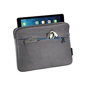 PEDEA Fashion - Tasche für Tablet - Nylon - Grau - 12.9" - für Apple 12.9-inch iPad Pro (1. Generation, 2. Generation)