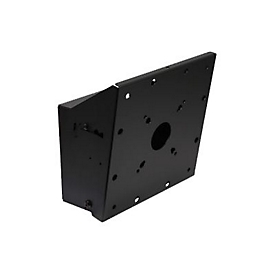 Peerless Modular Series Dual-Pole Single Display Mount - Montagekomponente (Stangenbefestigung, VESA-Adapter) - für LCD-Display - schwarze Pulverbeschichtung - Bildschirmgröße: 117-229 cm (46"-90") - Montageschnittstelle: 200 x 200 mm
