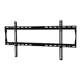 Peerless PARAMOUNT Universal Flat Wall Mount PF660 - Befestigungskit (Wandplatte, Adapter für Halterung) - für Flachbildschirm - kaltgewalzter Stahl - Glanzschwarz (39"-90")