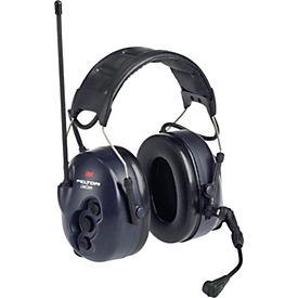 PELTOR-gehoorbeschermingsradio LiteCom, spraakmicrofoon, 8 kanalen 446 MHz, SNR 32 dB, EN 352-1/3, PSA III, blauw