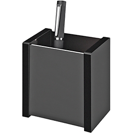 Pen holder WEDO Black Office, black matt/glossy,