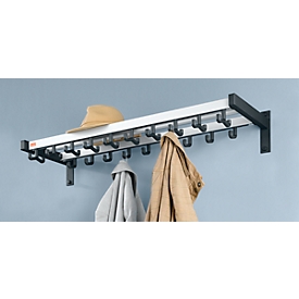 Perchero de pared 10 ganchos flexibles dobles el conjunto