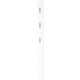 Perchero Susanna, de pared, 3 ganchos plegables, hasta 5 kg, A 150 x P 40 x A 1700 mm, MDF, blanco