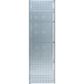 Perforated panel for ORDO Industry basic shelving/additional shelving, multifunctional, square perforations 10-38 mm, magnetic, W 400 x D 1.5 x H 2000 mm, galvanized steel