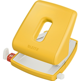 Perforateur Leitz® 5004 Cosy, pour jusqu'à 30 feuilles, design minimaliste, jaune