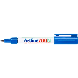 Permanent marker Artline 700, ronde punt, blauw, 12 stuks