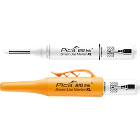 Permanent marker Pica BIG Ink Marker XL, voor gladde en droge oppervlakken, speciale schrijfpunt, veeg- en waterbestendig, schrijfkleur wit