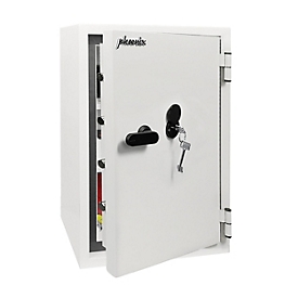 Phoenix Sicherheits- und Feuerschutztresor Fortress Pro SS1463K, Sicherheitsstufe S2, B 440 x T 420 x H 650 mm, 53 Liter, signalweiß