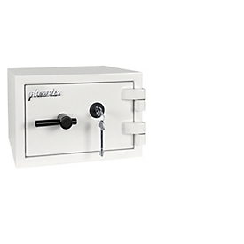 Phoenix Sicherheitstresor Fortress SS1451K, Sicherheitsstufe S2, B 370 x T 310 x H 250 mm, 10 Liter, signalweiss