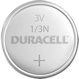 Pile lithium Duracell CR 1/3N, pile bouton, 3V, 1 pc