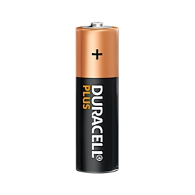 Piles DURACELL® Plus, Mignon AA, 1,5 V, paquet de 20 pièces