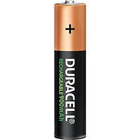 Piles rechargeables Micro AAA 800 mAh DURACELL®, 4 p.