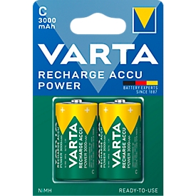 Piles rechargeables POWER PLAY LONGLIFE VARTA, Baby C, 2 p.