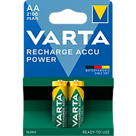 Piles rechargeables POWER PLAY LONGLIFE VARTA, Mignon AA, 2 p.