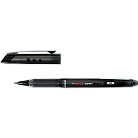 PILOT rollerball pen V-Ball Grip, black, line width 0.6 mm, 12 pcs.