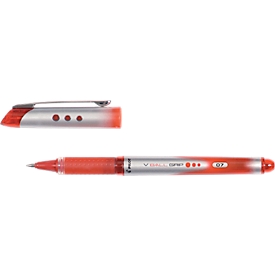 PILOT rollerbalpen V-Ball Grip, rood, 0,5 mm